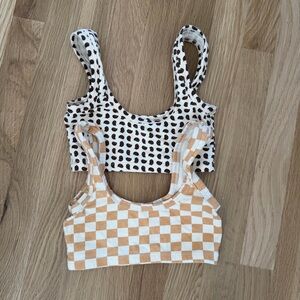 2x Arq XS wide strap bra